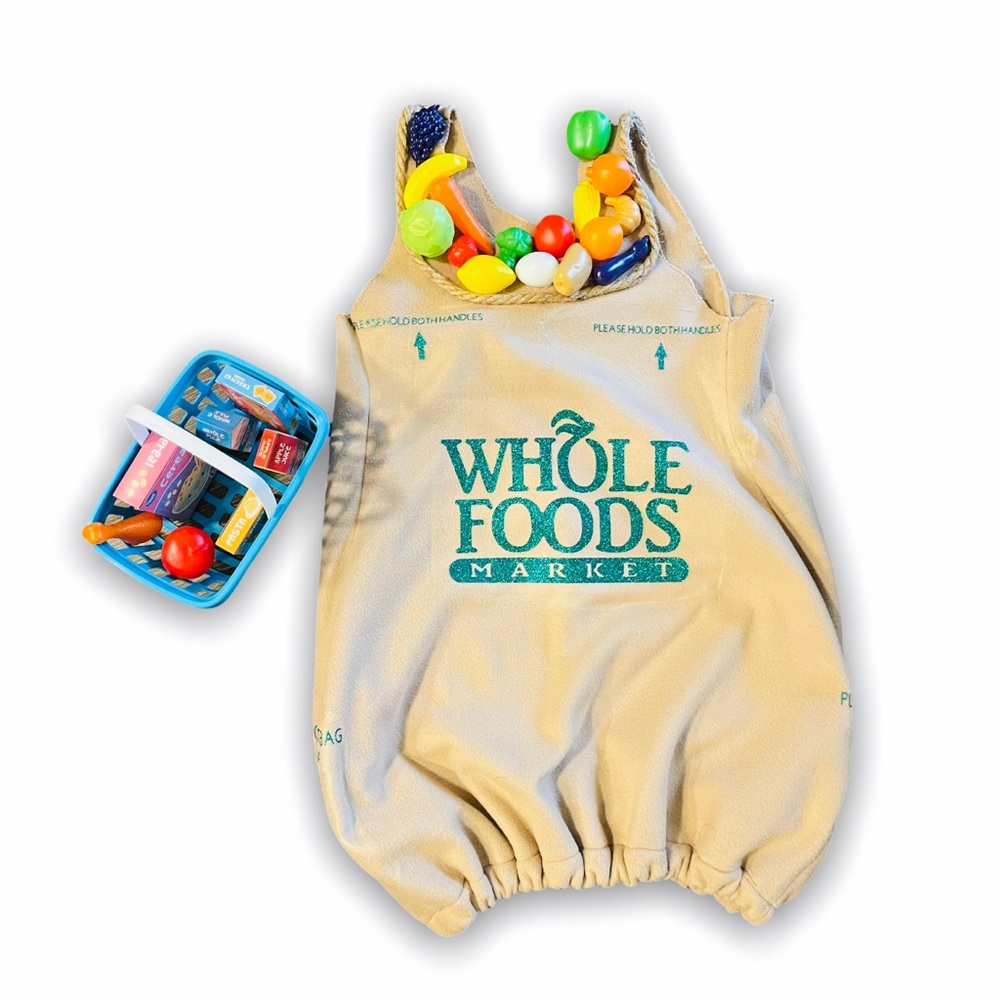 Whole Foods Grocery Bag Costume